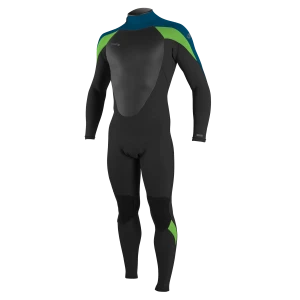 PIANKA O'NEILL Epic 4/3 Back Zip Full Black/Gunmetal/Dayglo
