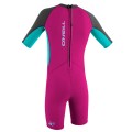 PIANKA O'NEILL TODDLER REACTOR-2 2MM BACK ZIP S/S GIRLS DR8 2022