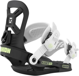 Wiązania juniorskie snowboardowe Union Cadet Mini BLACK