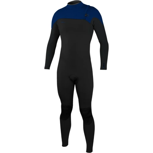 2025 ONeill Mens Hyperfreak Comp 4_3mm Zipless Wetsuit 4971 - Black _ Twilight Blue (2.webp