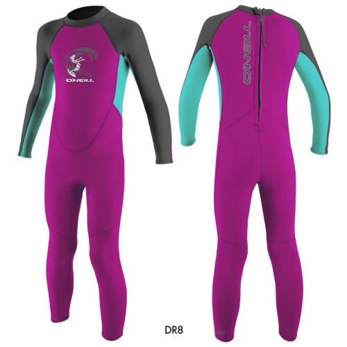 Pianka O'Neill Toddler Reactor II 2mm BZ Full Girls BERRY/LTAQUA